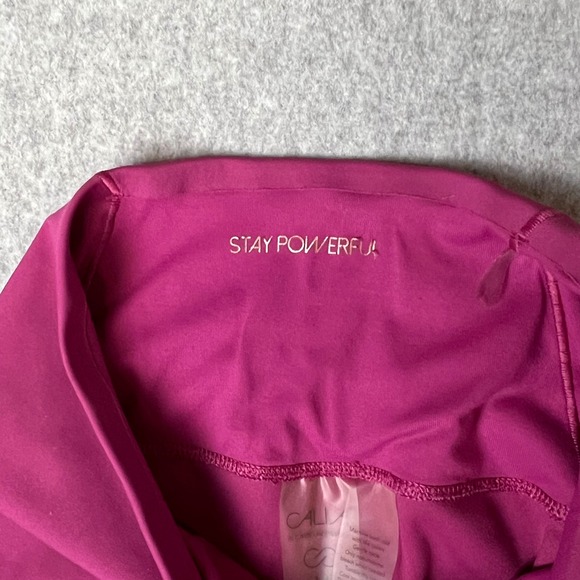CALIA by Carrie Underwood High Waist Leggings Size M Magenta Athletic Workout - Picture 7 of 9